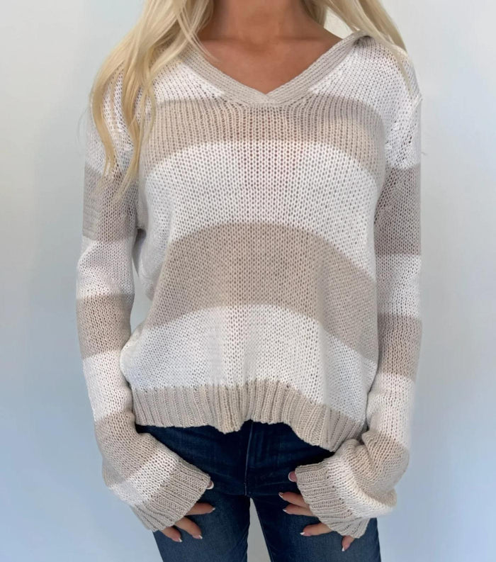 Wooden Ships Striped Sweater