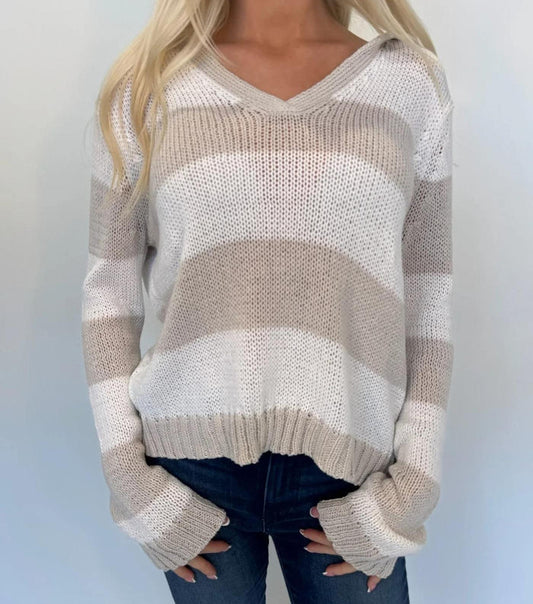 Wooden Ships Striped Sweater