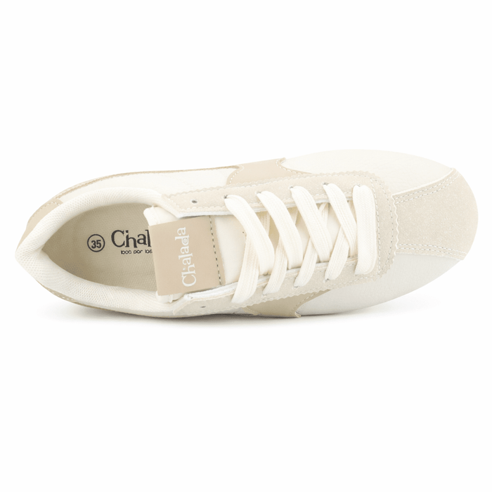 Zapatilla Beige Mujer Urbano Chalada Cortes Zapatillas Chalada