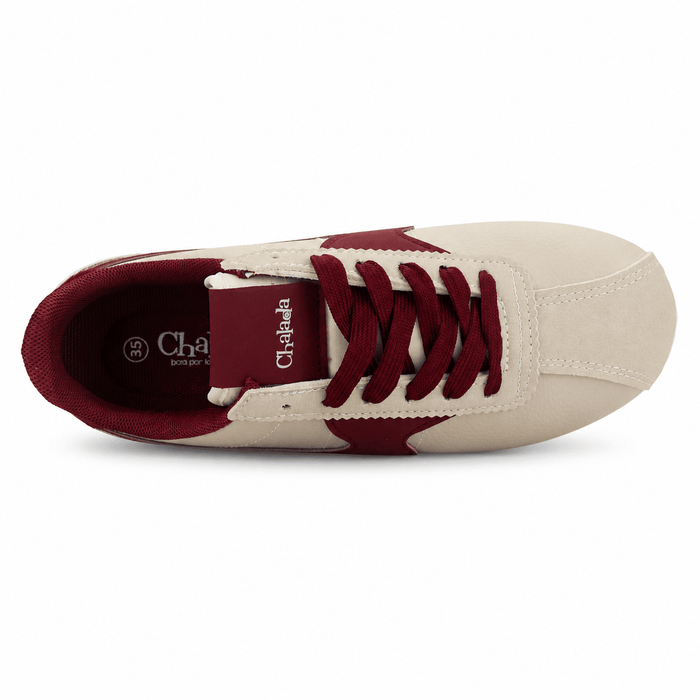 Zapatilla Beige Mujer Urbano Chalada Cortes Chalada
