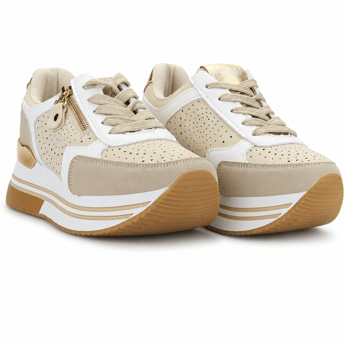 Zapatilla Beige Mujer Urbano Chalada Jettixlow Chalada
