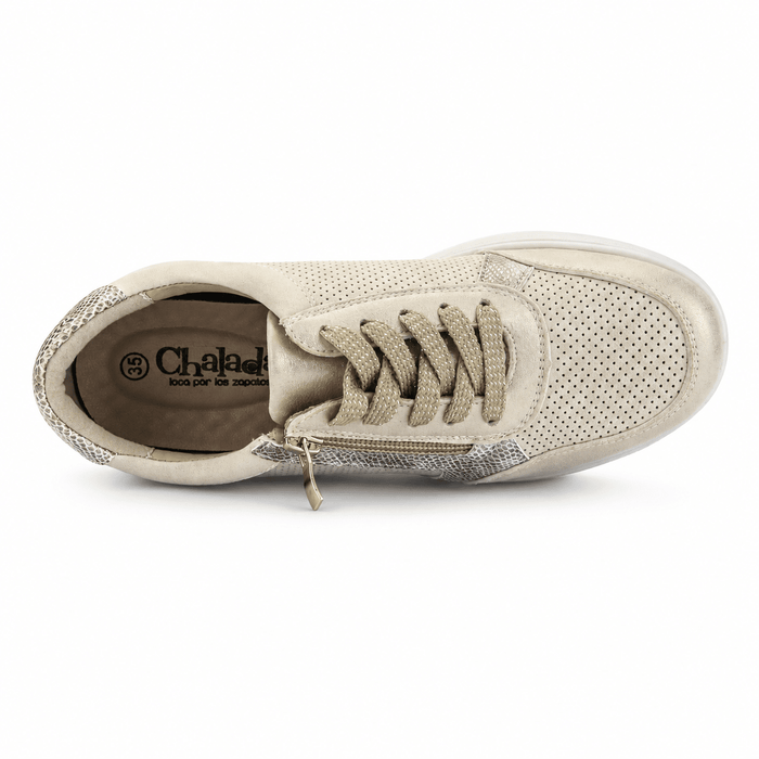 Zapatilla Beige Mujer Urbano Chalada Nuki Zapatillas Chalada