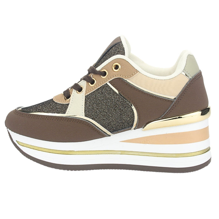 Zapatilla Chalada Mujer Jettix-2 Café Urbano Zapatillas Urbanas Chalada