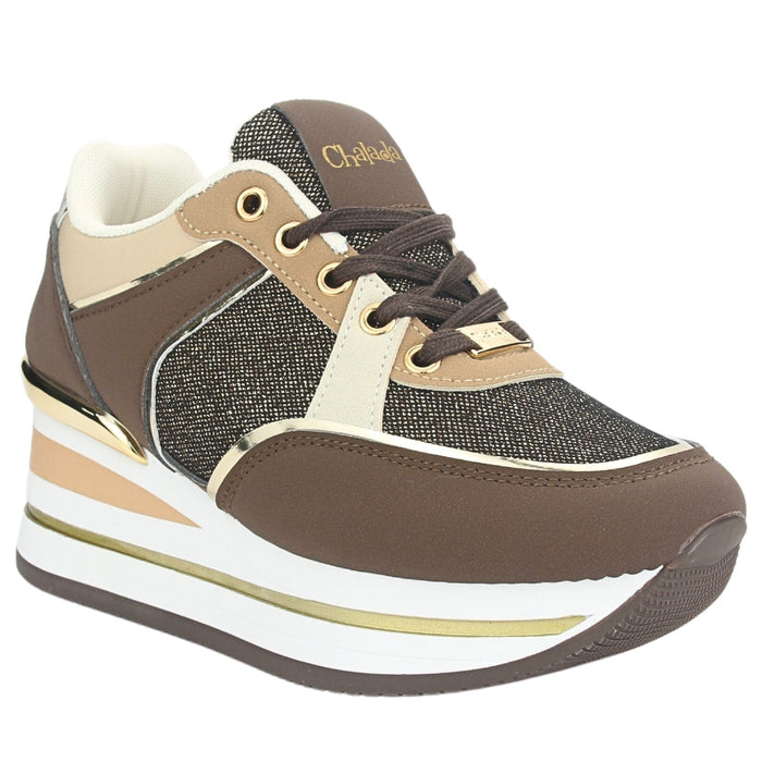 Zapatilla Chalada Mujer Jettix-2 Café Urbano Zapatillas Urbanas Chalada