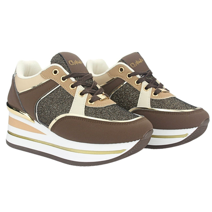 Zapatilla Chalada Mujer Jettix-2 Café Urbano Zapatillas Urbanas Chalada