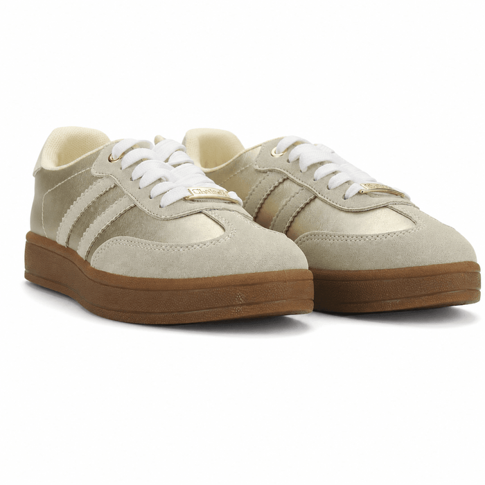 Zapatilla Dorado Mujer Urbano Chalada Pita Chalada