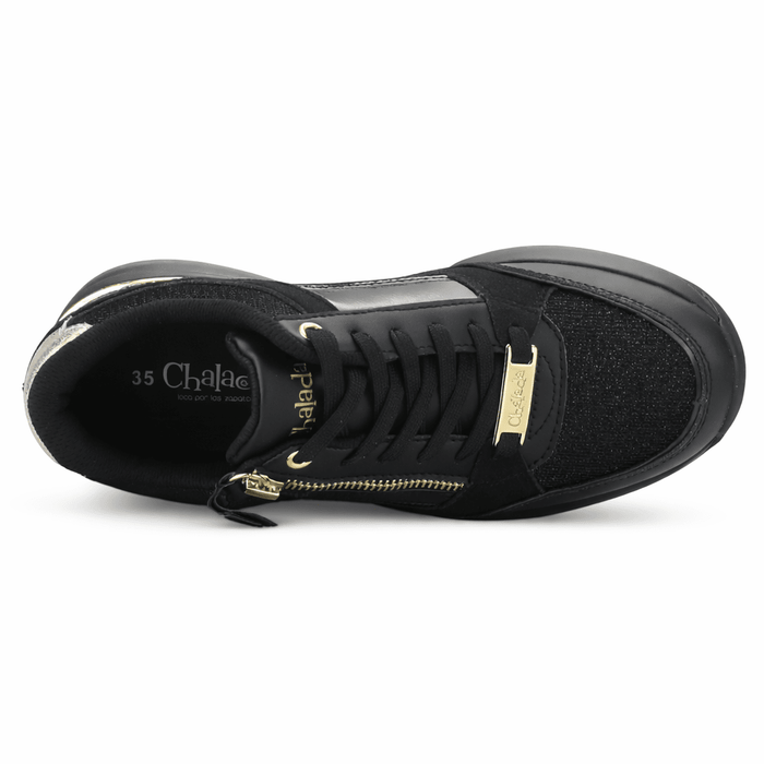 Zapatilla Negro Mujer Casual Chalada Joka Zapatillas Chalada
