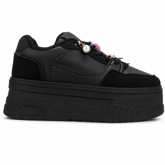 Zapatilla Negro Mujer Urbano Chalada Moon Chalada