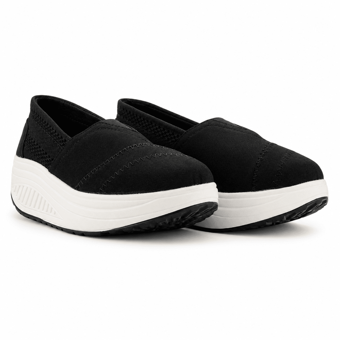 Zapatilla Negro Mujer Urbano Funway Tija Funway