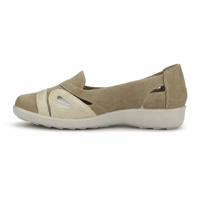 Zapato Beige Mujer Casual Chalada Deco Zapatos planos Chalada