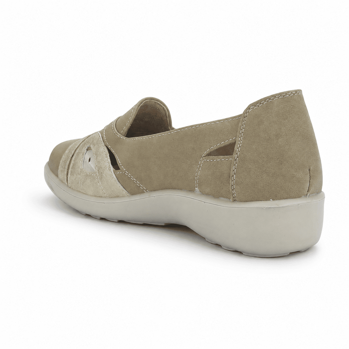 Zapato Beige Mujer Casual Chalada Deco Zapatos planos Chalada