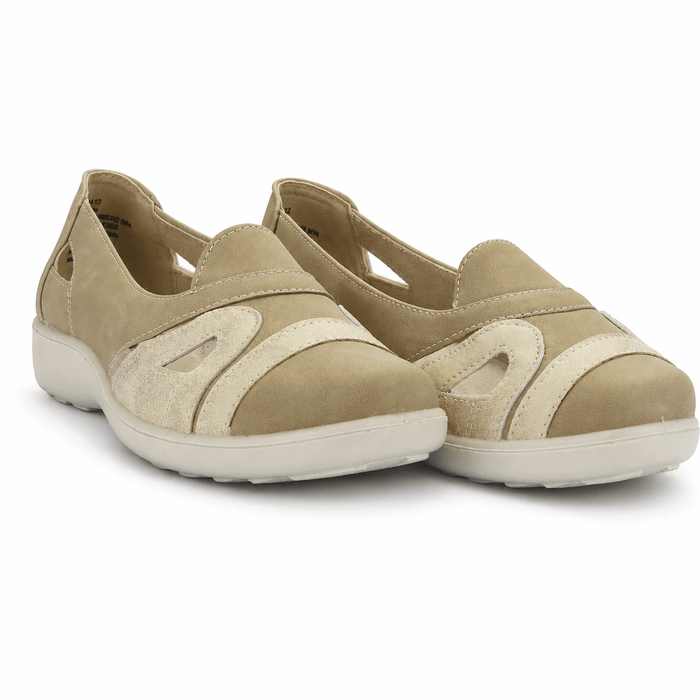 Zapato Beige Mujer Casual Chalada Deco Zapatos planos Chalada