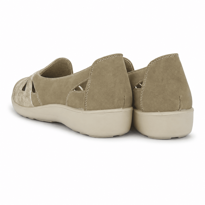 Zapato Beige Mujer Casual Chalada Deco Zapatos planos Chalada