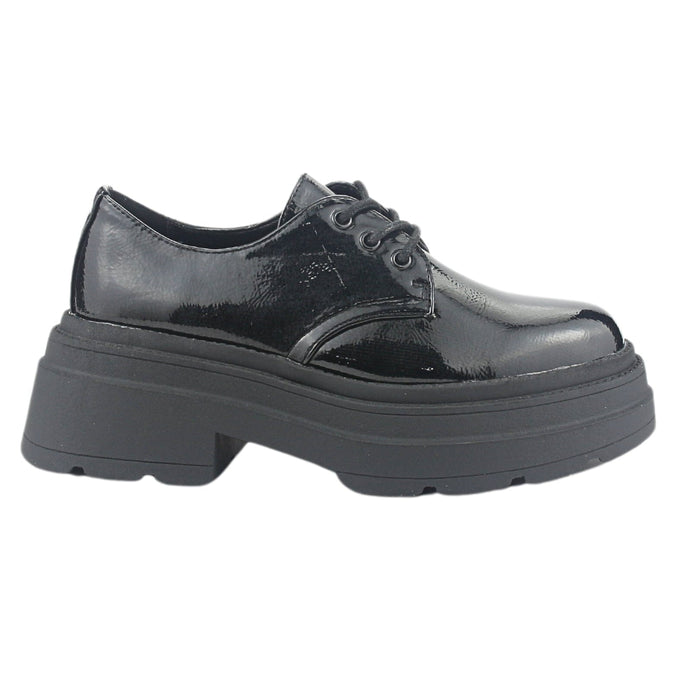 Zapato Chalada Mujer Gate-10 Negro Casual Mocasines Plataforma Chalada