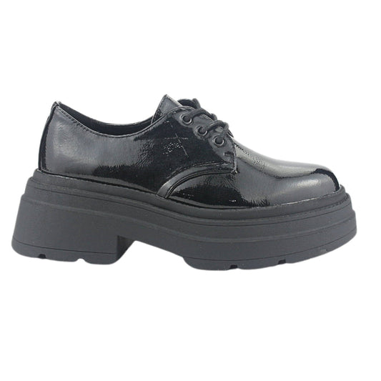 Zapato Chalada Mujer Gate-10 Negro Casual Mocasines Plataforma Chalada