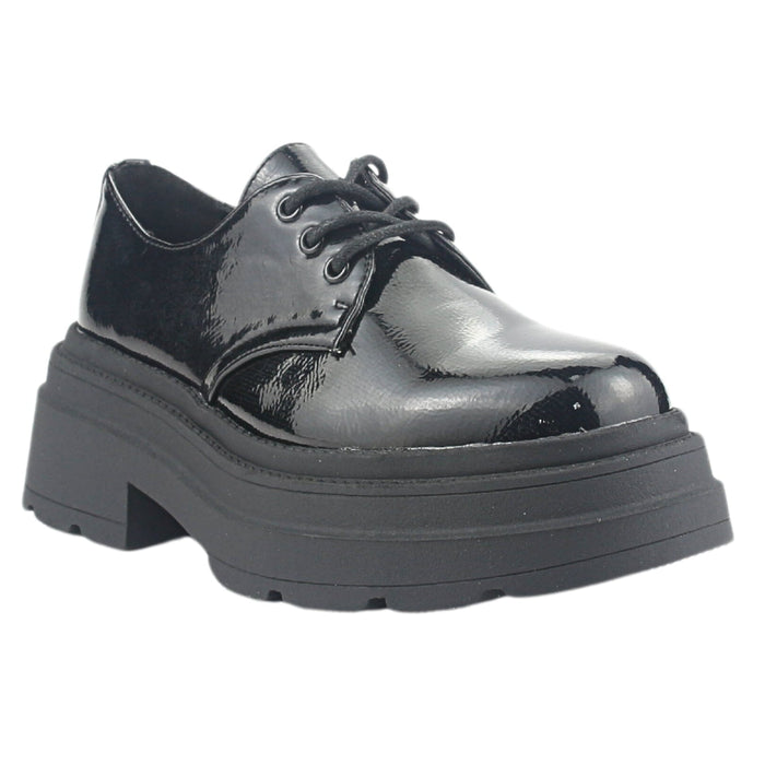 Zapato Chalada Mujer Gate-10 Negro Casual Mocasines Plataforma Chalada