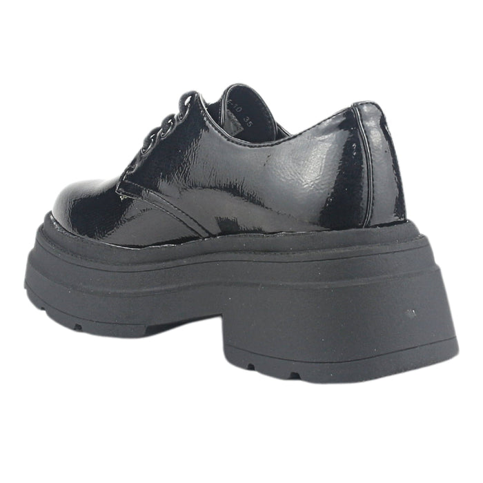Zapato Chalada Mujer Gate-10 Negro Casual Mocasines Plataforma Chalada