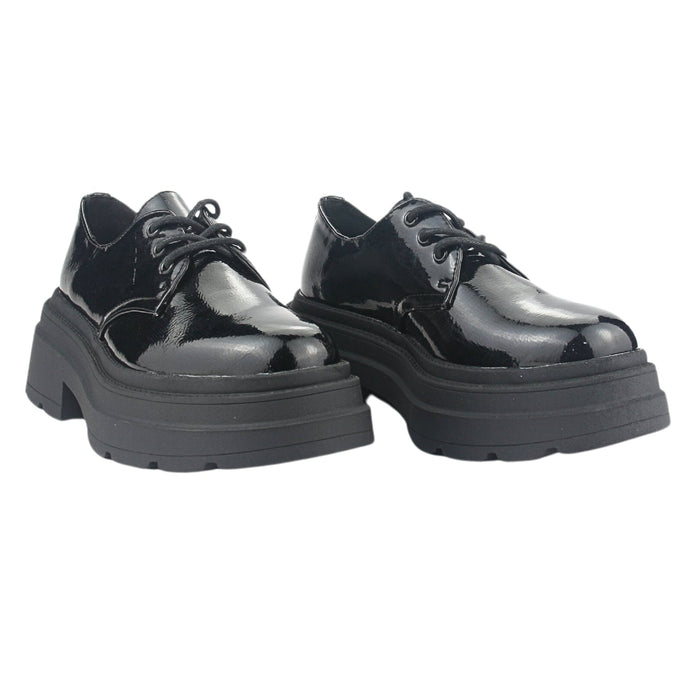 Zapato Chalada Mujer Gate-10 Negro Casual Mocasines Plataforma Chalada