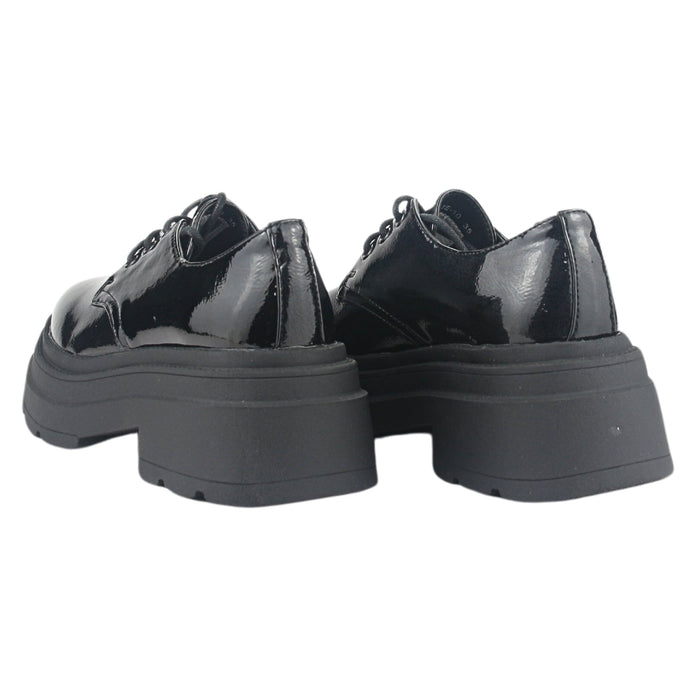 Zapato Chalada Mujer Gate-10 Negro Casual Mocasines Plataforma Chalada