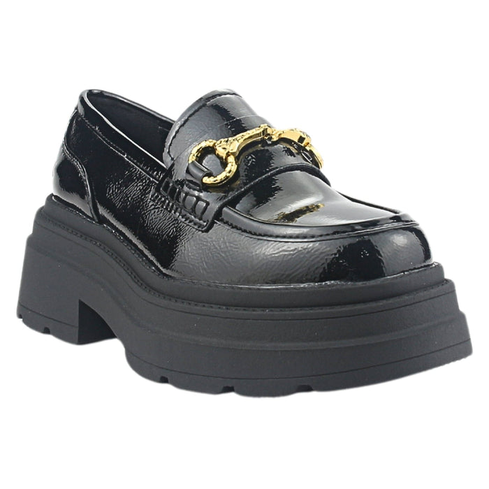 Zapato Chalada Mujer Gate-11 Negro Casual Mocasines Plataforma Chalada