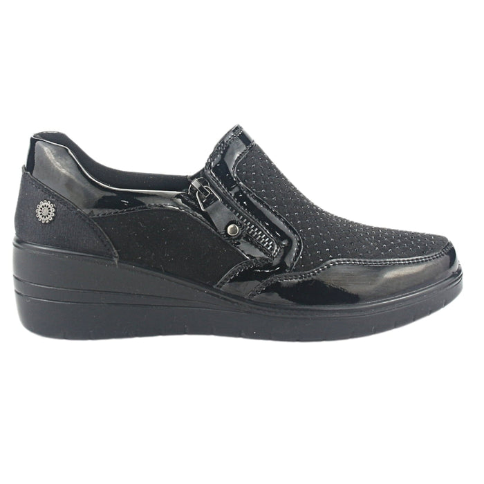 Zapato Chalada Mujer Matter-15 Negro Casual Botines Taco Chalada