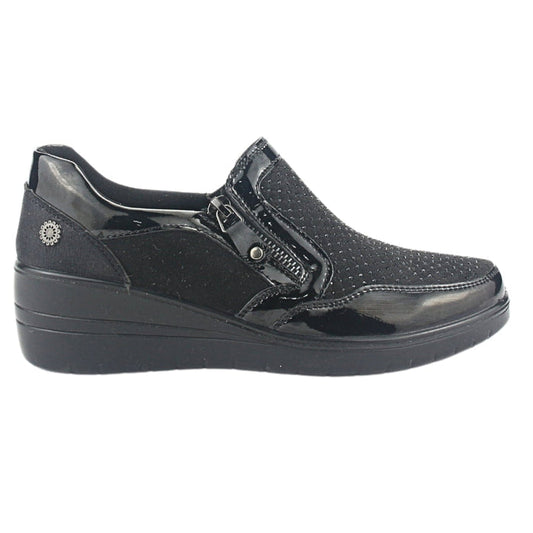 Zapato Chalada Mujer Matter-15 Negro Casual Botines Taco Chalada