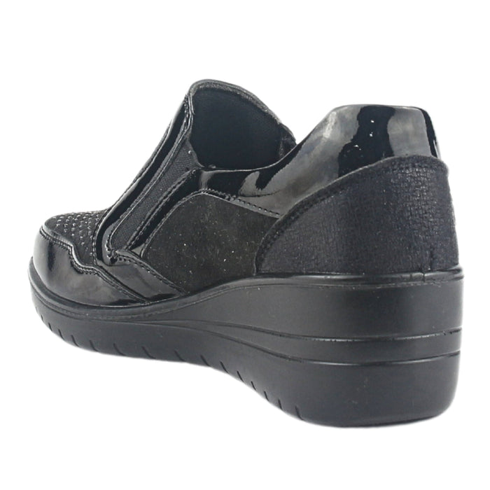 Zapato Chalada Mujer Matter-15 Negro Casual Botines Taco Chalada