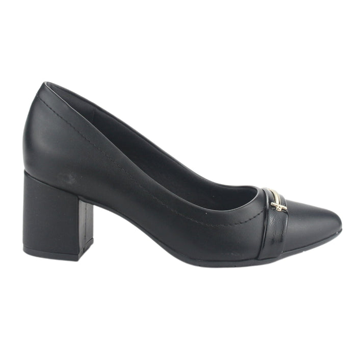 Zapato Comfortflex Mujer 2454322 Negro Casual Tacones Altos Comfortflex