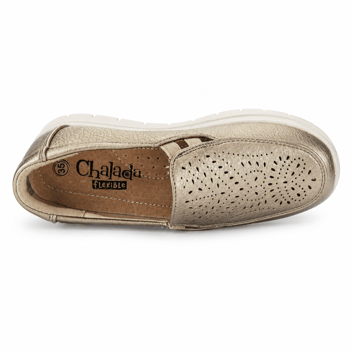 Zapato Dorado Mujer Casual Chalada Finest Chalada