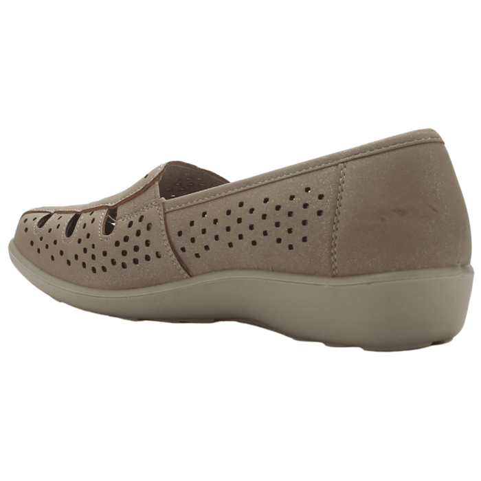 Zapato Mujer Casual Champagne Chalada Deco-1 Zapatos planos Chalada