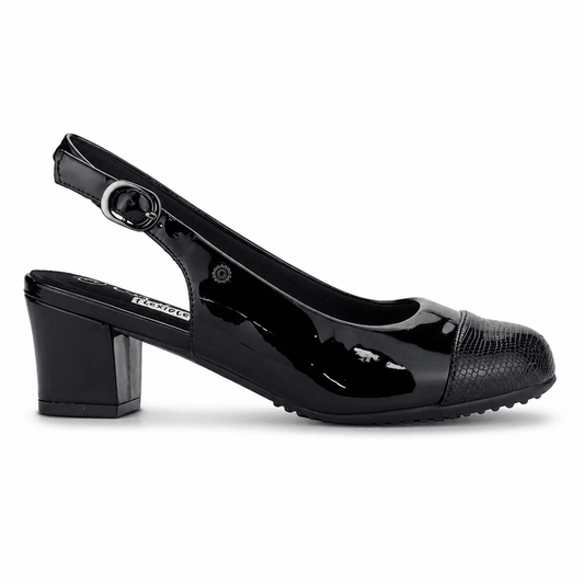 Zapato Negro Mujer Casual Chalada Flexi Chalada