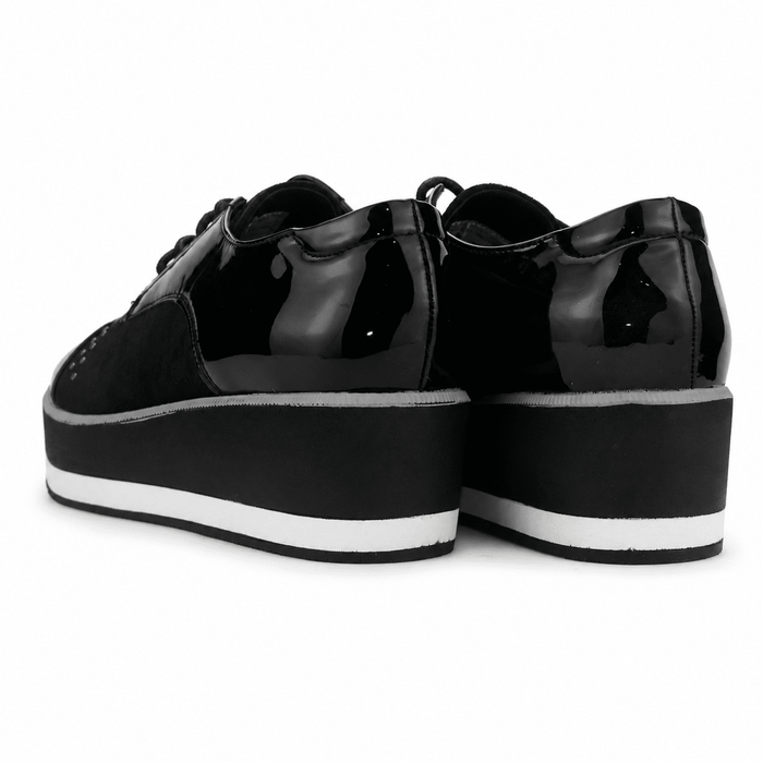 Zapato Negro Mujer Casual Chalada Gate Zapatos Chalada