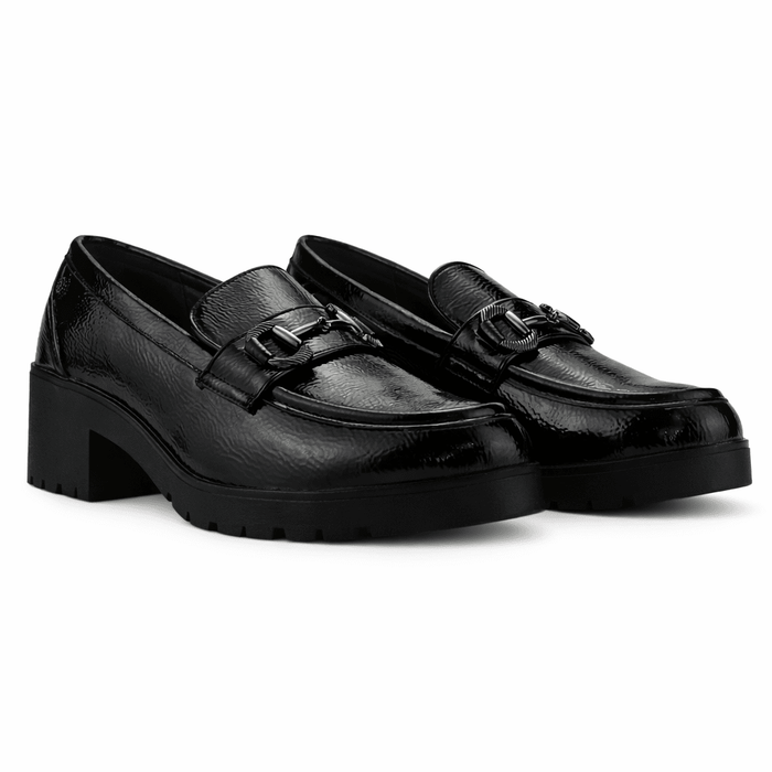 Zapato Negro Mujer Casual Chalada Juniva Zapatos planos Chalada