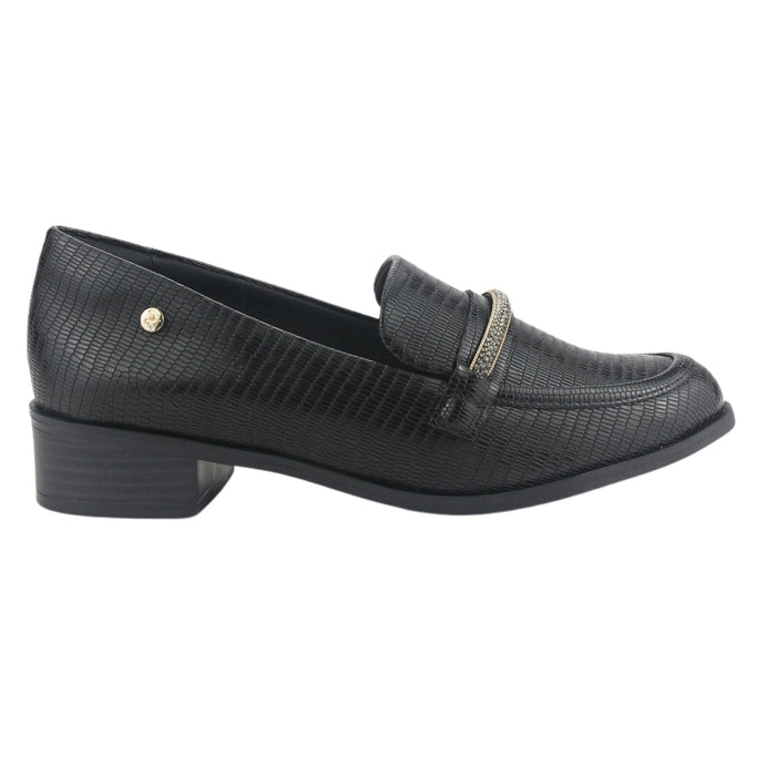 Zapato Ramarim Mujer 2416102 Negro Casual Tacones Bajos Ramarim