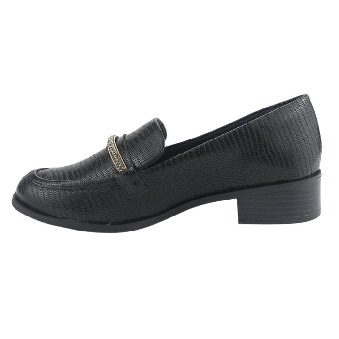 Zapato Ramarim Mujer 2416102 Negro Casual Tacones Bajos Ramarim
