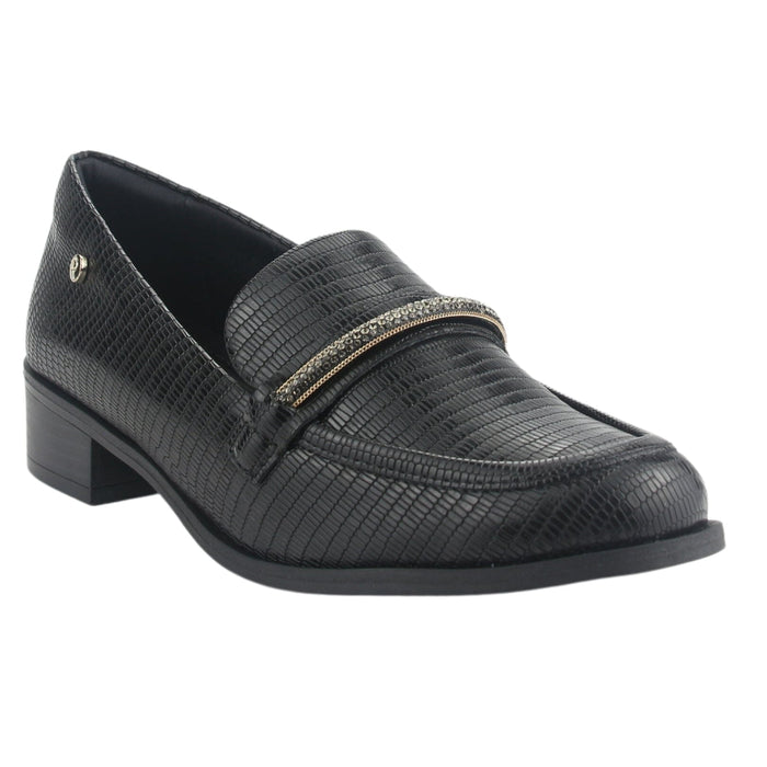 Zapato Ramarim Mujer 2416102 Negro Casual Tacones Bajos Ramarim