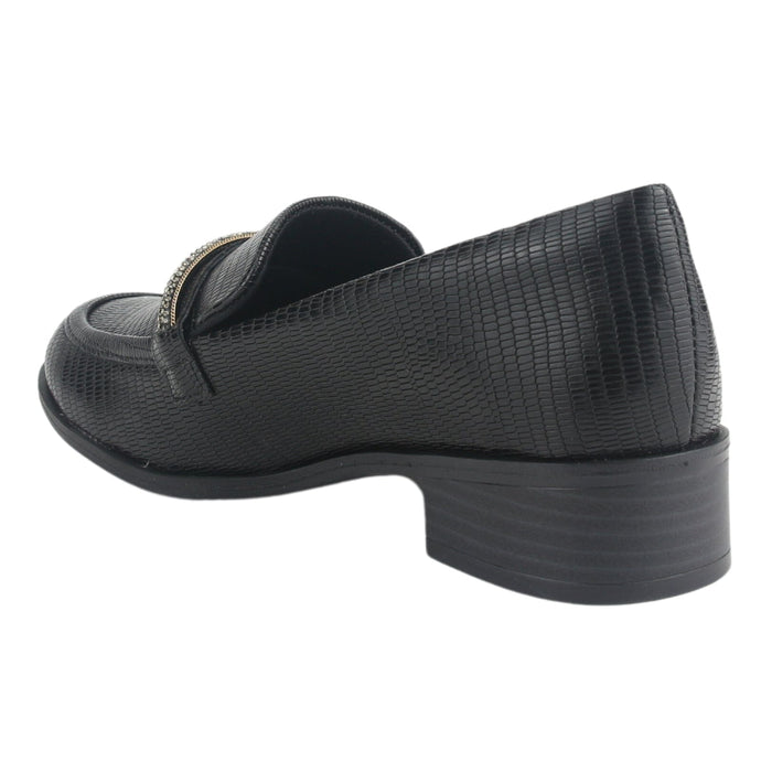 Zapato Ramarim Mujer 2416102 Negro Casual Tacones Bajos Ramarim