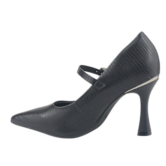 Zapato Ramarim Mujer 2418102 Negro Casual Tacones Altos Ramarim