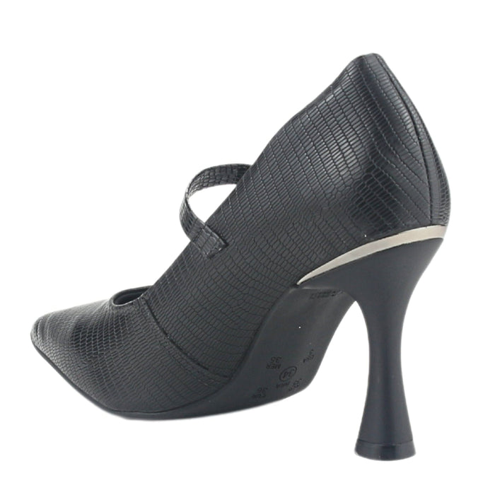 Zapato Ramarim Mujer 2418102 Negro Casual Tacones Altos Ramarim