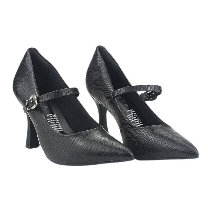 Zapato Ramarim Mujer 2418102 Negro Casual Tacones Altos Ramarim