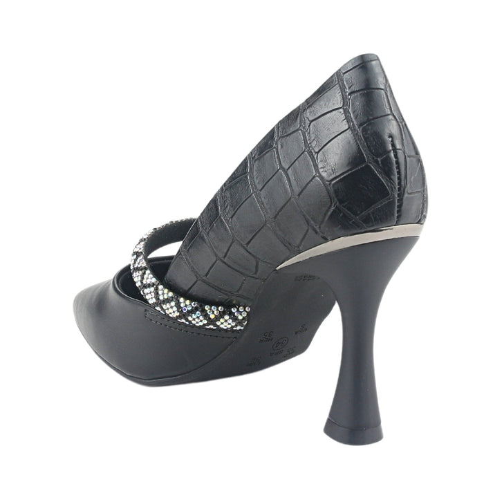 Zapato Ramarim Mujer 2418103 Negro Casual Tacones Altos Ramarim