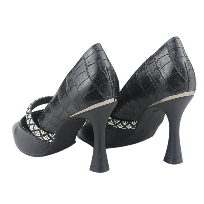 Zapato Ramarim Mujer 2418103 Negro Casual Tacones Altos Ramarim