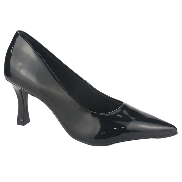 Zapato Via Marte Mujer 23-15707 V Preto Casual Zapatos Taco Via Marte