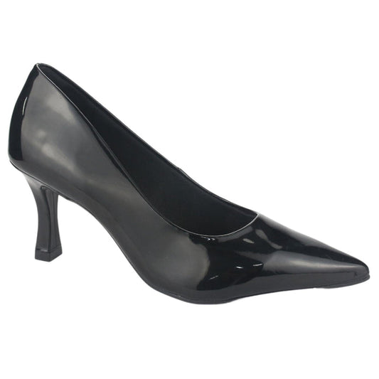 Zapato Via Marte Mujer 23-15707 V Preto Casual Zapatos Taco Via Marte