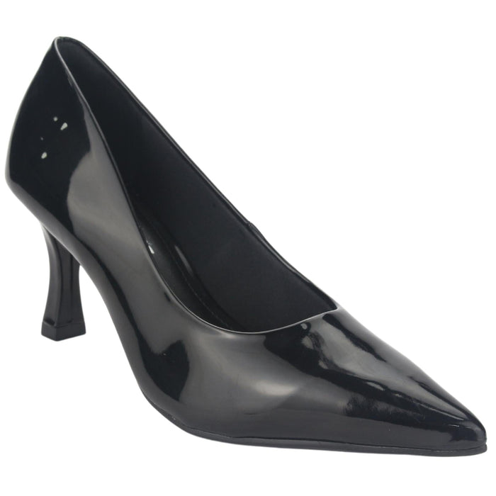 Zapato Via Marte Mujer 23-15707 V Preto Casual Zapatos Taco Via Marte